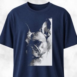 Frenchie Chiaroscuro T Shirt Gift For Dog Lover