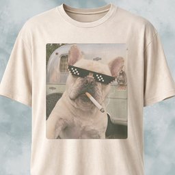 French Bulldog Vintage Selfie T Shirt Gift For Dog Lover