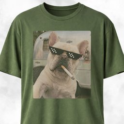 French Bulldog Vintage Selfie T Shirt Gift For Dog Lover
