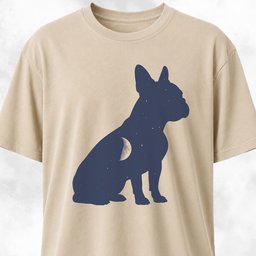 Frenchie Night Sky T Shirt Gift For Dog Lover