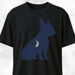 Frenchie Night Sky T Shirt Gift For Dog Lover