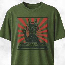 DJ Dobie T Shirt Gift For Dog Lover