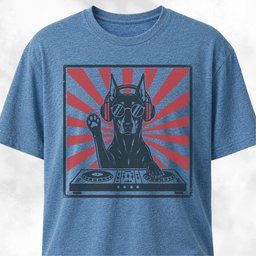 DJ Dobie T Shirt Gift For Dog Lover