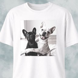 Frenchie Buddies Selfie T Shirt Gift For Dog Lover
