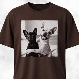 Frenchie Buddies Selfie T Shirt Gift For Dog Lover