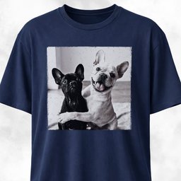 Frenchie Buddies Selfie T Shirt Gift For Dog Lover