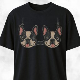 Funny Sexy Frenchies Bra T Shirt Gift For Dog Lover