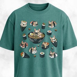 Frenchie Sushi Lover T Shirt Gift For Dog Lover