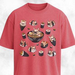 Frenchie Sushi Lover T Shirt Gift For Dog Lover