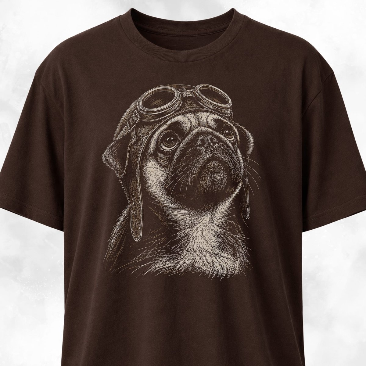 Dreamy Pug T Shirt Gift For Dog Lover