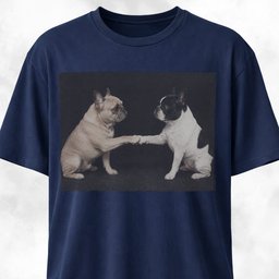 Frenchie Handshake T Shirt Gift For Dog Lover