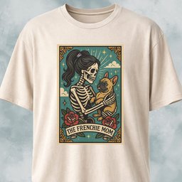 Frenchie Mom Tarot Card T Shirt Gift For Mom