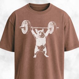 Frenchie Weightlifting T Shirt Gift For Dog Lover