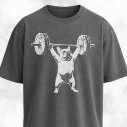 Frenchie Weightlifting T Shirt Gift For Dog Lover
