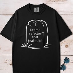 Funny Refactoring Code T Shirt Gift For Dog Lover