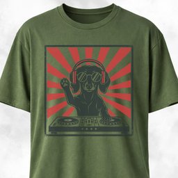 DJ Doxie T Shirt Gift For Dog Lover