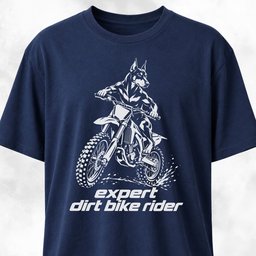 Dobie Expert Dirt Bike Rider T Shirt Gift For Dog Lover