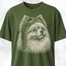 Dreamy Pomeranian T Shirt Gift For Dog Lover