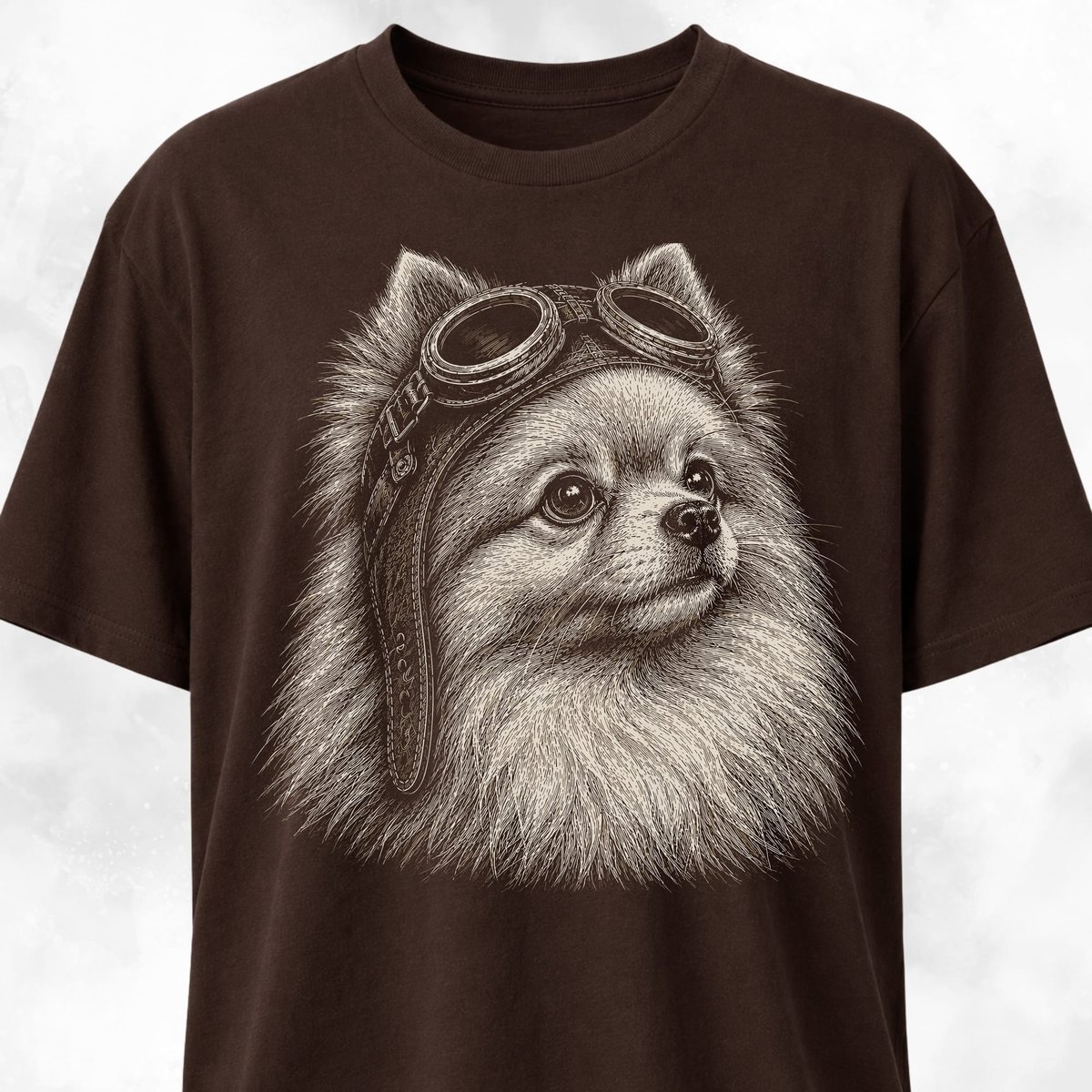 Dreamy Pomeranian T Shirt Gift For Dog Lover