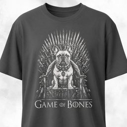 Game Of Bones Frenchie T Shirt Gift For Dog Lover