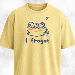 Forgetful Frog T Shirt Gift For Frog Lover
