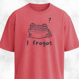 Forgetful Frog T Shirt Gift For Frog Lover