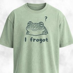 Forgetful Frog T Shirt Gift For Frog Lover