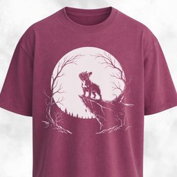 French Bulldog Howling At The Moon T Shirt Gift For Dog Lover