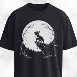 French Bulldog Howling At The Moon T Shirt Gift For Dog Lover