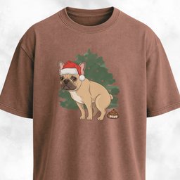 Frenchie Pooping 2025 T Shirt Gift For Dog Lover