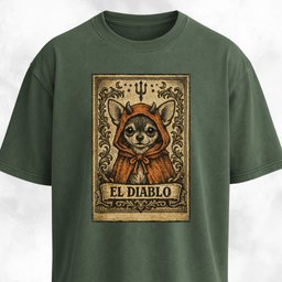 El Diablo Chihuahua T Shirt Gift For Dog Lover