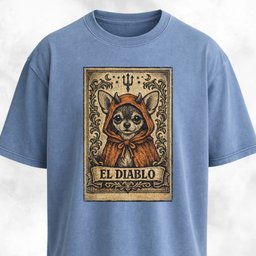 El Diablo Chihuahua T Shirt Gift For Dog Lover