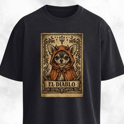 El Diablo Chihuahua T Shirt Gift For Dog Lover