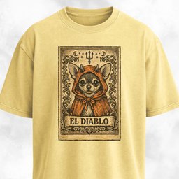 El Diablo Chihuahua T Shirt Gift For Dog Lover