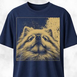 Modern Pomeranian T Shirt Gift For Dog Lover