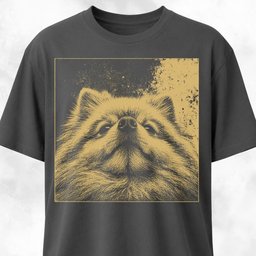 Modern Pomeranian T Shirt Gift For Dog Lover