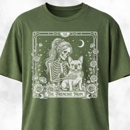 Gothic Frenchie Mom T Shirt Gift For Mom