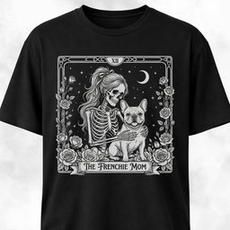 Gothic Frenchie Mom T Shirt Gift For Mom