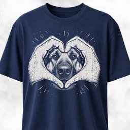 Heart Dog Nose German Shepherd T Shirt Gift For Dog Lover