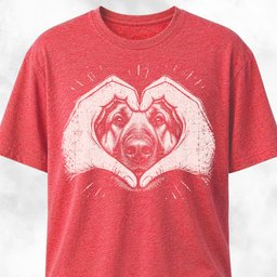 Heart Dog Nose German Shepherd T Shirt Gift For Dog Lover