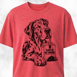 Tears Of My Enemies Great Dane T Shirt Gift For Dog Lover