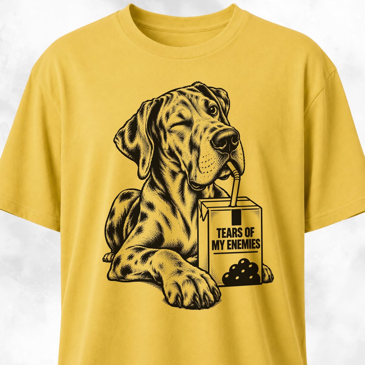 Tears Of My Enemies Great Dane T Shirt Gift For Dog Lover
