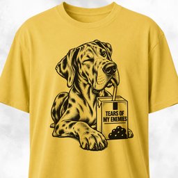 Tears Of My Enemies Great Dane T Shirt Gift For Dog Lover