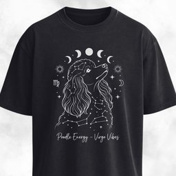 Poodle Energy Astrology T Shirt Gift For Dog Lover
