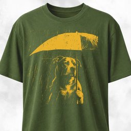 Sad Umbrella Pittie T Shirt Gift For Dog Lover