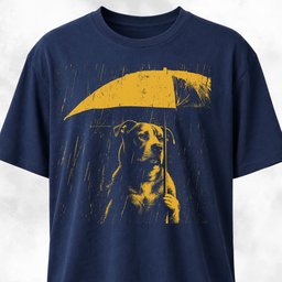 Sad Umbrella Pittie T Shirt Gift For Dog Lover