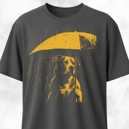 Sad Umbrella Pittie T Shirt Gift For Dog Lover