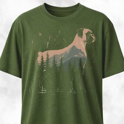 Nature Boxer T Shirt Gift For Dog Lover