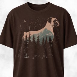 Nature Boxer T Shirt Gift For Dog Lover