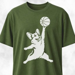 Jordan Corgi T Shirt Gift For Dog Lover